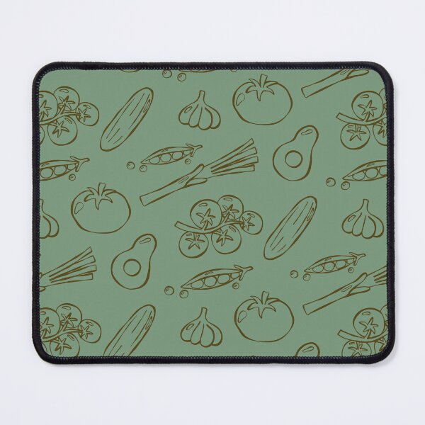 Item preview, Vegetable Seamless Pattern, Cucumber Tomato Avocado Garlic Peas, Colorful Food Design, Kitchen Aesthetic designed and sold by anyramagic.