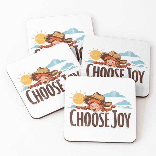 Item preview, Choose Joy Anne Shirley Laughing Quote Typography designed and sold by Fenay Designs.