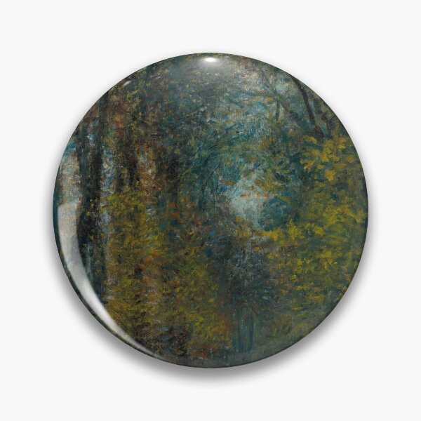 Item preview, Lallee Couverte by Pierre-Auguste Renoir: Misty Woodland Impressionist Poster designed and sold by artofuniverse.
