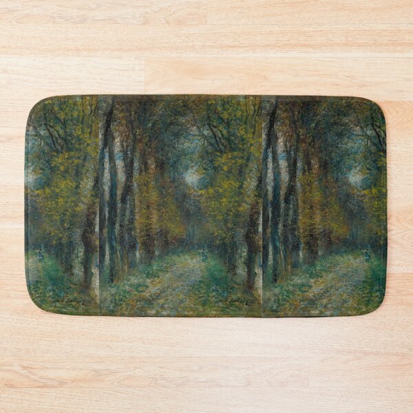 Item preview, Lallee Couverte by Pierre-Auguste Renoir: Misty Woodland Impressionist Poster designed and sold by artofuniverse.