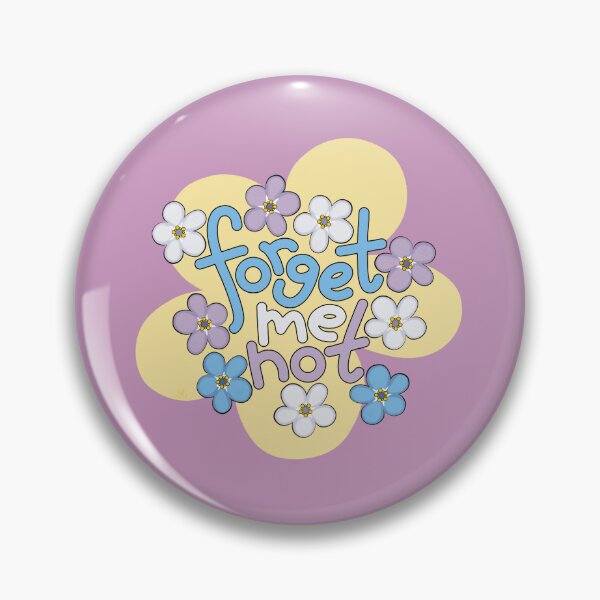 Item preview, Forget-Me-Nots and Message on Yellow Floral Motif designed and sold by ChantellaGF.
