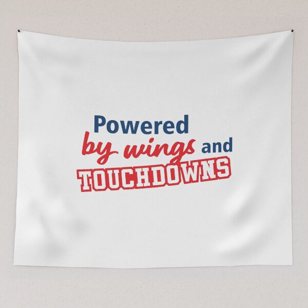 Item preview, Powered by wings and touchdown designed and sold by sabinako.