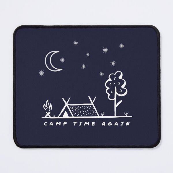 Item preview, Camp Time Again – Camping Nature Design designed and sold by Slow Vibes Designs.