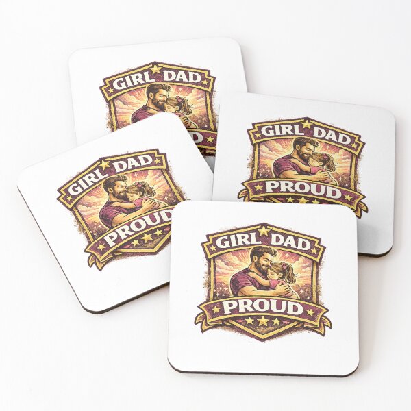 Item preview, Girl Dad Proud designed and sold by Throwing-Corn.