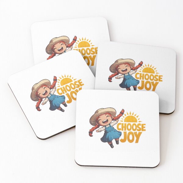 Item preview, Choose Joy Jumping Anne of Green Gables Retro Design designed and sold by Fenay Designs.