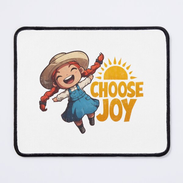 Item preview, Choose Joy Jumping Anne of Green Gables Retro Design designed and sold by Fenay Designs.