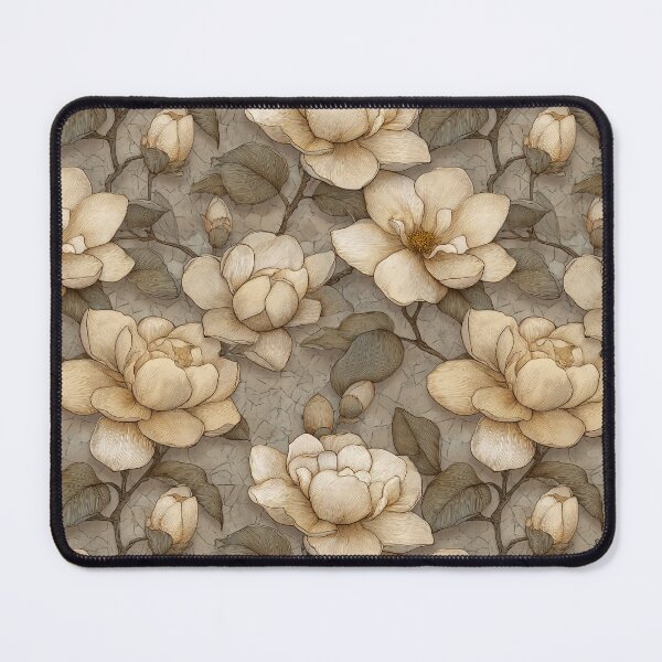 Item preview, Cute Gardenias Print  - Birth Flower Pattern  - Birthday Gifts For Boyfriend designed and sold by RoyalStarsPatts.
