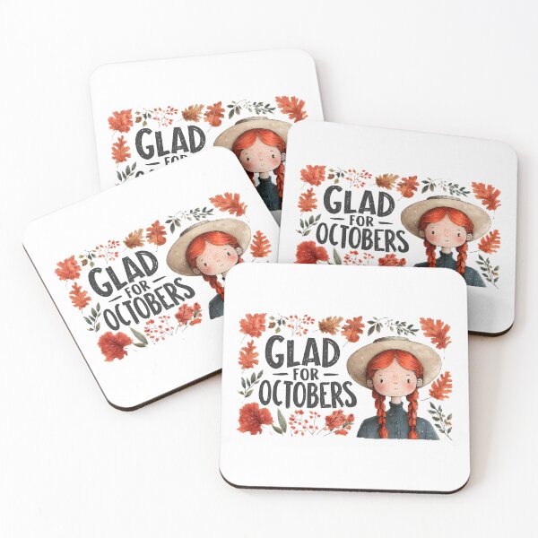 Item preview, Glad For Octobers Anne of Green Gables Autumn Watercolor designed and sold by Fenay Designs.