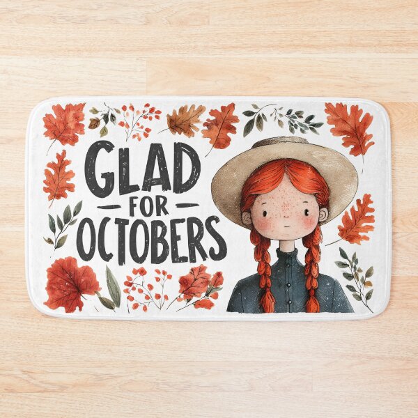 Item preview, Glad For Octobers Anne of Green Gables Autumn Watercolor designed and sold by Fenay Designs.