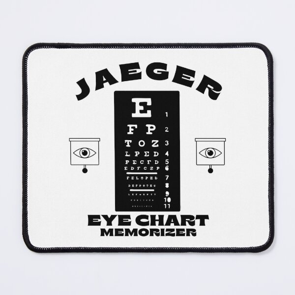 Item preview, Jaeger eye chart memorizer designed and sold by Peerless-Prime.