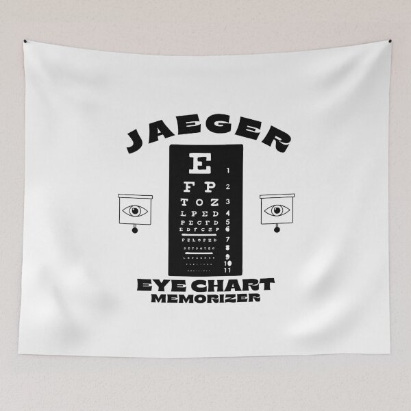 Item preview, Jaeger eye chart memorizer designed and sold by Peerless-Prime.