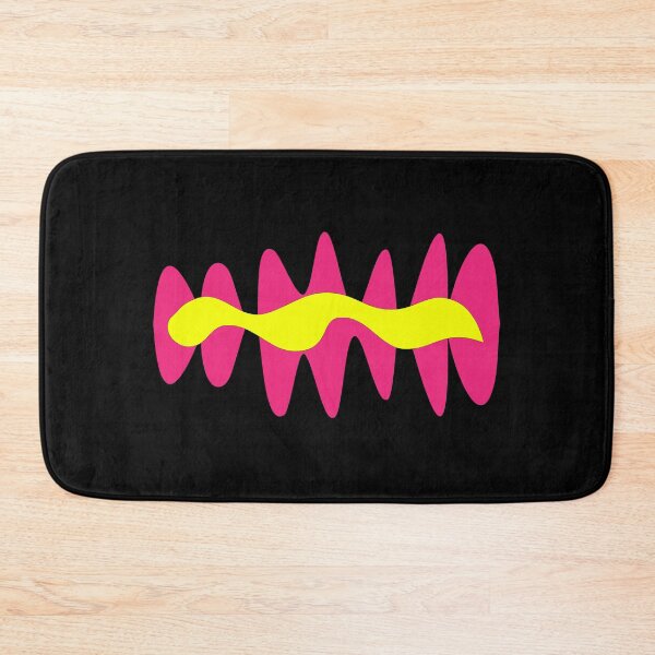 Item preview, Hot Pink and Yellow Sine Waves Gone Rogue designed and sold by Robin King.