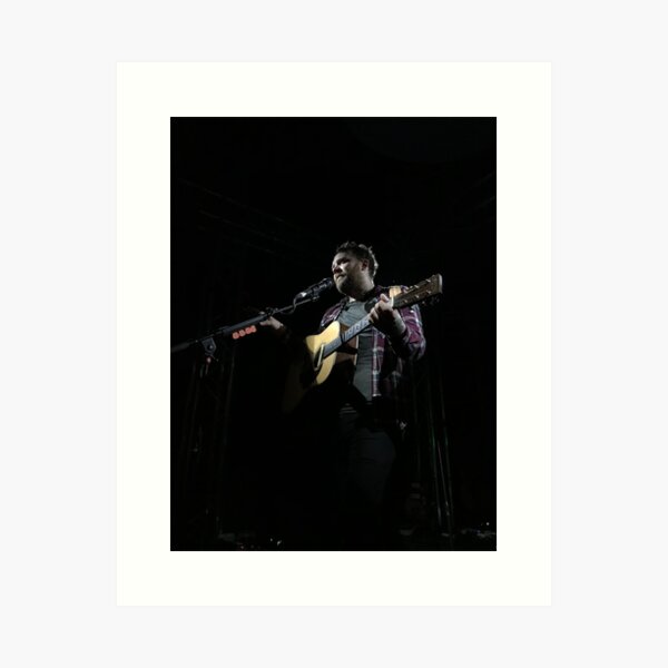 Scott Hutchison live Art Print