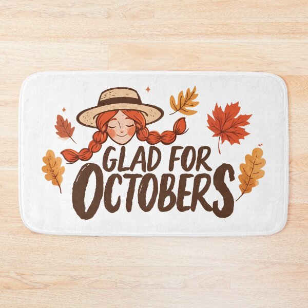 Item preview, Glad For Octobers Anne of Green Gables Autumn Leaves Art designed and sold by Fenay Designs.