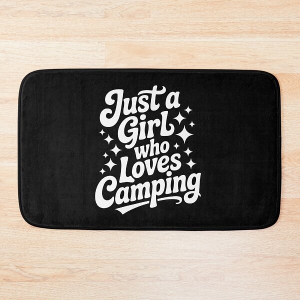 Item preview, Just a Girl Who Loves Camping designed and sold by jkrphoto.