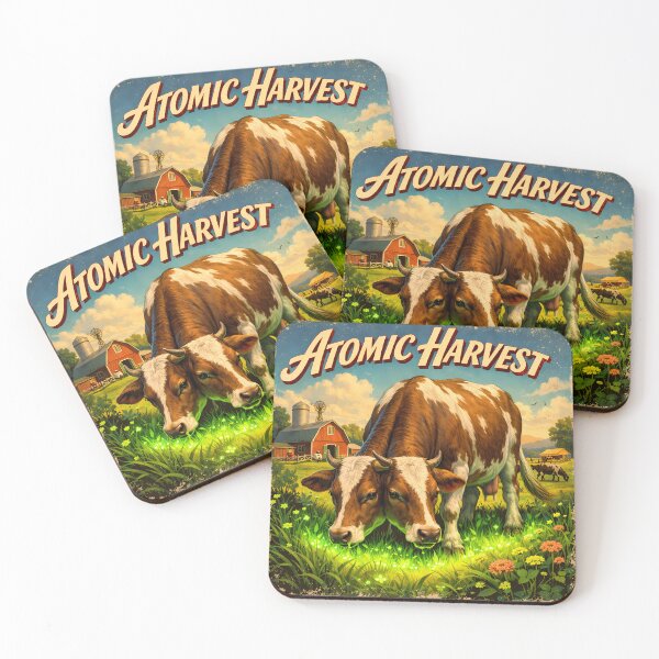 Item preview, Retro Americana Two-Headed Cow Art designed and sold by agearb.