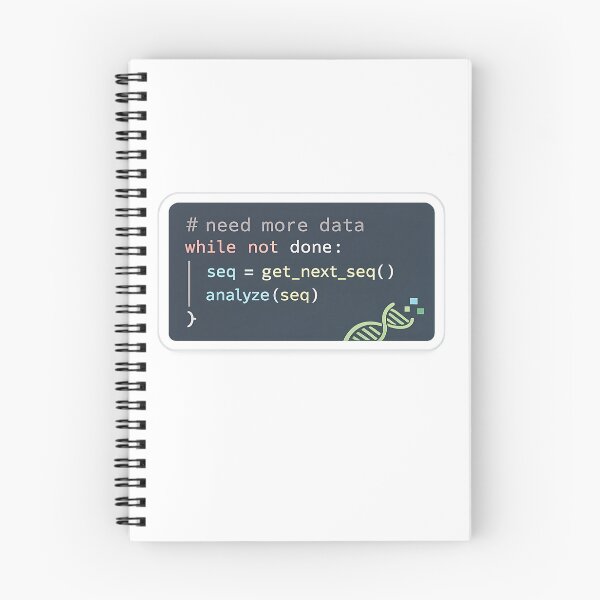 Item preview, Bioinformatics Code Sticker for Researchers designed and sold by HypatiaLab.