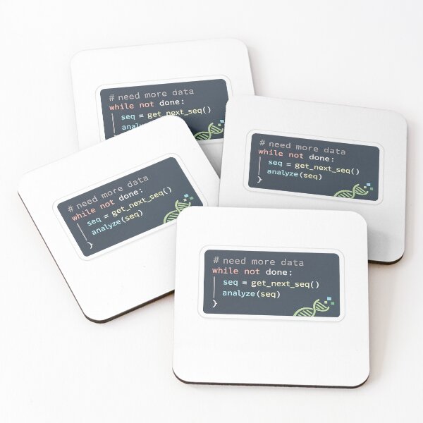 Item preview, Bioinformatics Code Sticker for Researchers designed and sold by HypatiaLab.