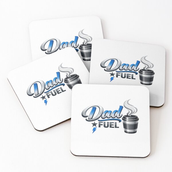 Item preview, Dad Fuel Coffee Cup - Cool Contrast Typography Design designed and sold by MKreative Studio.