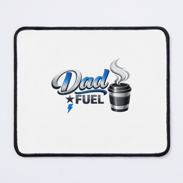 Item preview, Dad Fuel Coffee Cup - Cool Contrast Typography Design designed and sold by MKreative Studio.
