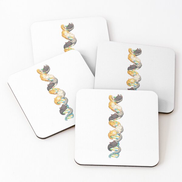 Item preview, Sleeping Cats Wrapped in DNA Helix designed and sold by HypatiaLab.