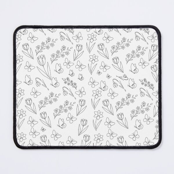 Item preview, Line art spring design - pattern designed and sold by DKunic.