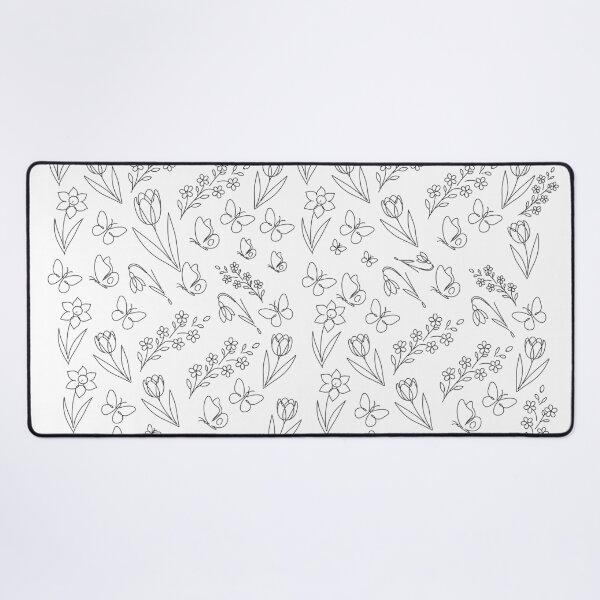 Item preview, Line art spring design - pattern designed and sold by DKunic.