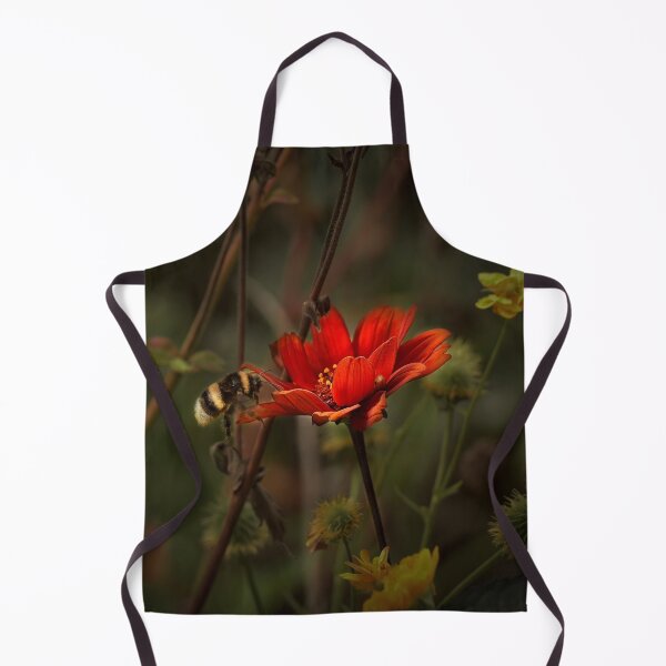 Item preview, Dhalia 'Bishop of auckland' flower & bumble bee designed and sold by Stephen Jarman.