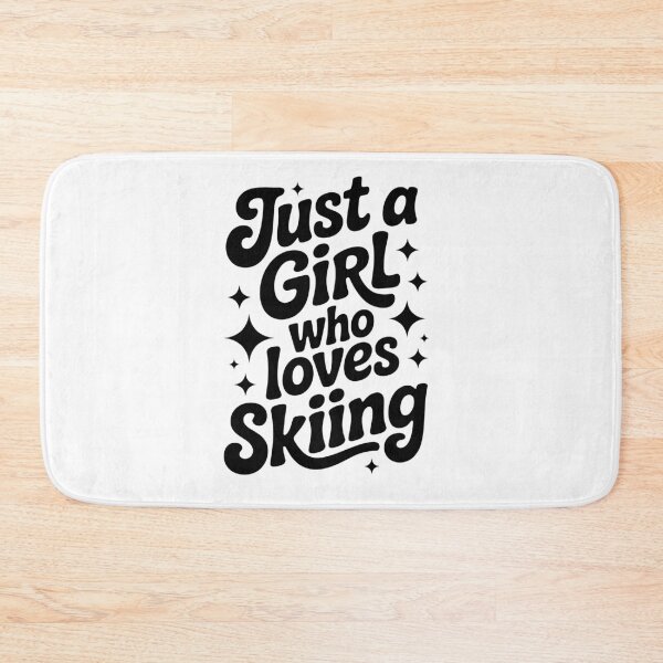 Item preview, Just a Girl Who Loves Skiing designed and sold by jkrphoto.