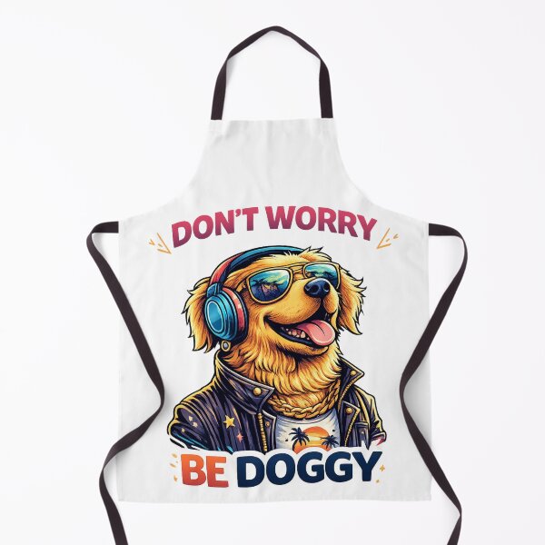 Item preview, Don’t Worry Be Doggy Funny Dog Shirt Golden Retriever Cool Dog designed and sold by PawTheory.