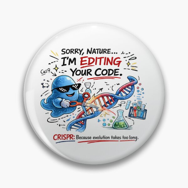 Item preview, CRISPR Gene Editing Joke - Funny Biology T-Shirt designed and sold by HypatiaLab.