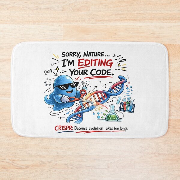 Item preview, CRISPR Gene Editing Joke - Funny Biology T-Shirt designed and sold by HypatiaLab.