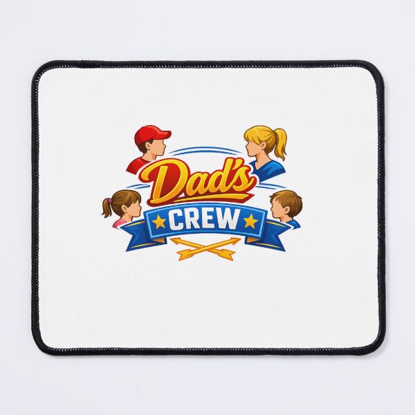 Item preview, Dad’s Crew Family Badge - Bold & Playful Design for Apparel designed and sold by MKreative Studio.
