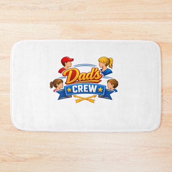 Item preview, Dad’s Crew Family Badge - Bold & Playful Design for Apparel designed and sold by MKreative Studio.