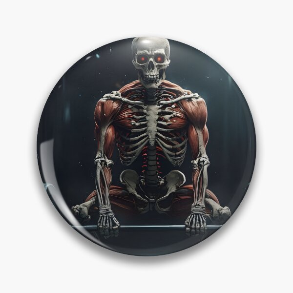 Item preview, Deadlift Anatomy - Skeleton and Muscle Bodybuilder designed and sold by MouradStudio.