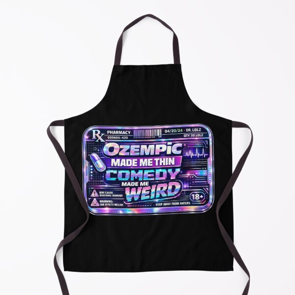 Item preview, Comedy Made Me Weird Retro Futurism Pharmacy Parody designed and sold by SplashTastic.