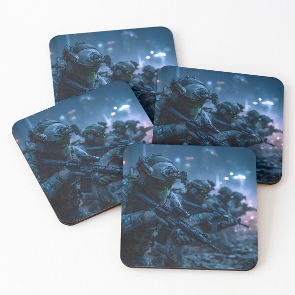 Item preview, Elite Tactical Squad - Night Warfare Action designed and sold by MouradStudio.