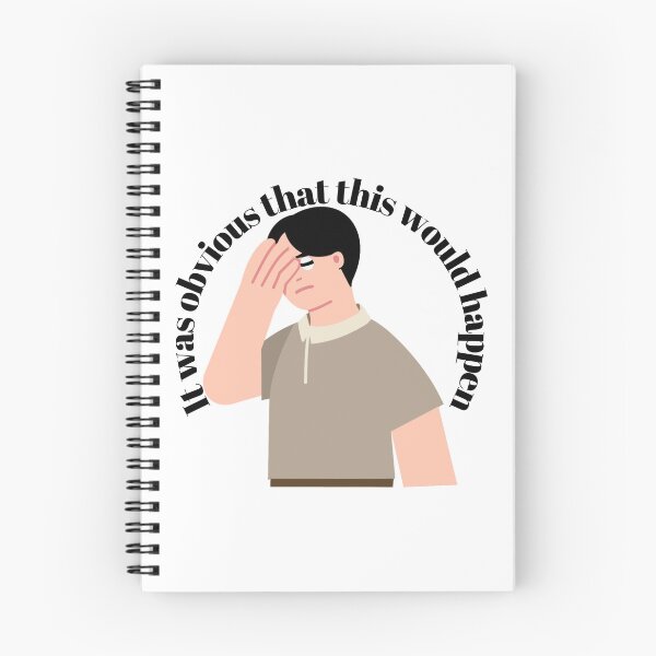 Item preview, Facepalm It Was Obvious That This Would Happen - Funny Sarcastic Meme Sticker & T-Shirt designed and sold by Xenixtra.