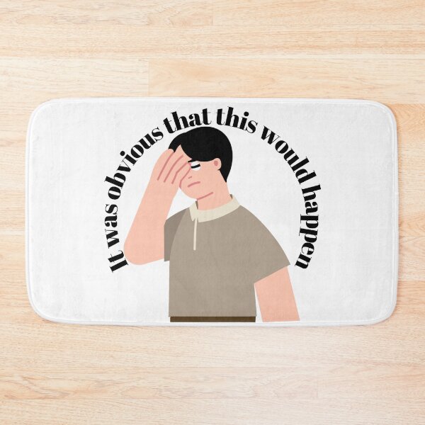 Item preview, Facepalm It Was Obvious That This Would Happen - Funny Sarcastic Meme Sticker & T-Shirt designed and sold by Xenixtra.