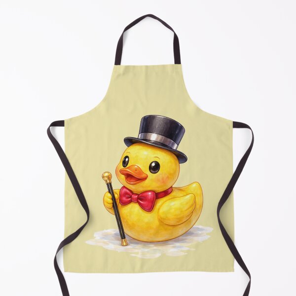 Item preview, Distinguished Gentleman Duck with Top Hat & Cane – Whimsical Watercolour Illustration designed and sold by inspired-works.