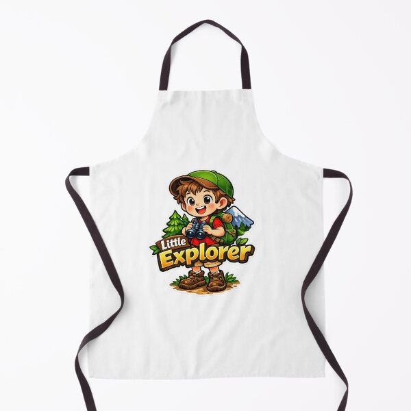 Item preview, Little Explorer - Cute Adventurous Kid Sticker designed and sold by MKreative Studio.
