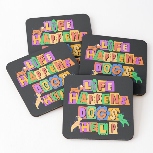 Item preview, Life Happens dogs help designed and sold by AnulaArt.