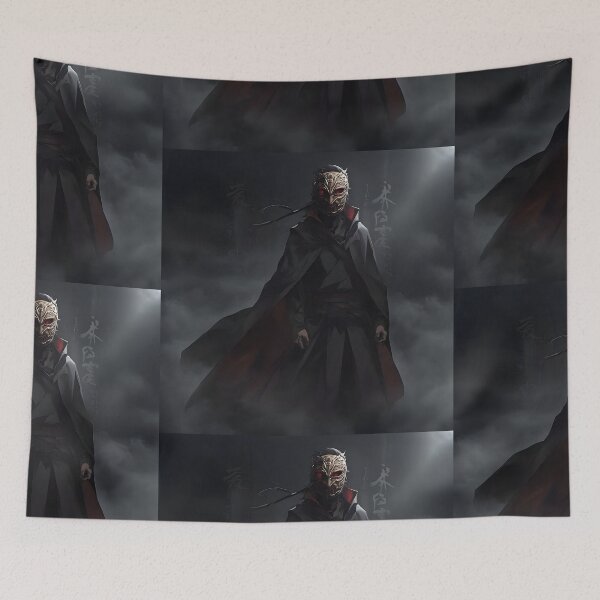 Item preview, Dark Anime Assassin - Masked Shinobi in the Mist designed and sold by MouradStudio.