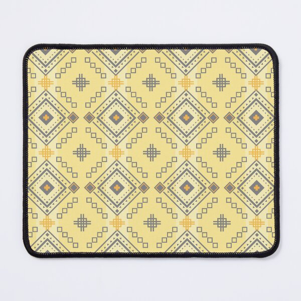 Item preview, Light Yellow Geometric Diamond Seamless Pattern Illustration designed and sold by PAWIRADA.