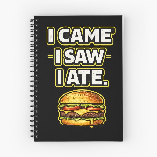 Item preview, I Came I Saw I Ate Funny Food Lover Design designed and sold by Timeless Junction.