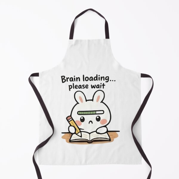 Item preview, Adorable Kawaii Bunny Student: Brain Loading Please Wait designed and sold by Trendora90.
