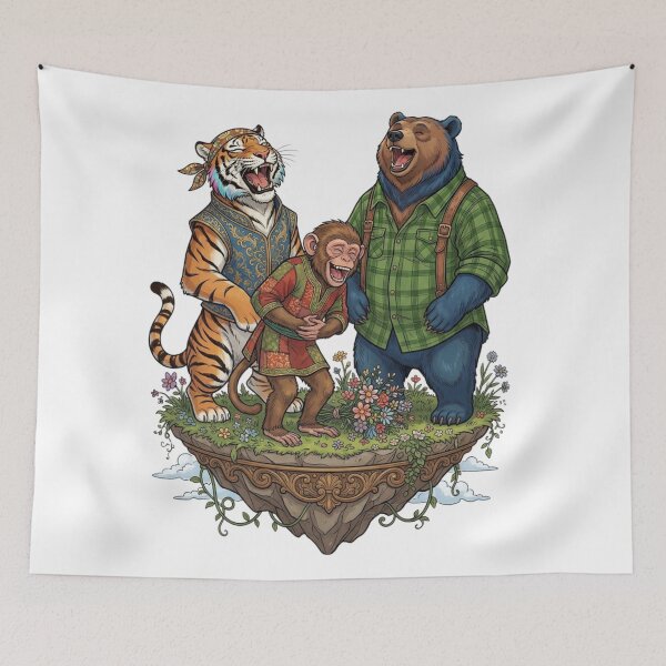Item preview, My dear friend, the wild animal. designed and sold by PP&RAINBOW SHOP.