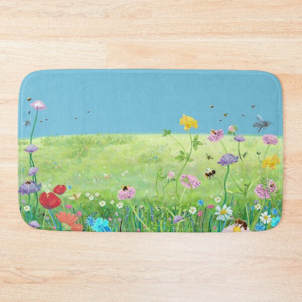 Item preview, Wild Bees, Bumble Bees and Wildflower Wonderland designed and sold by Julia Doria.