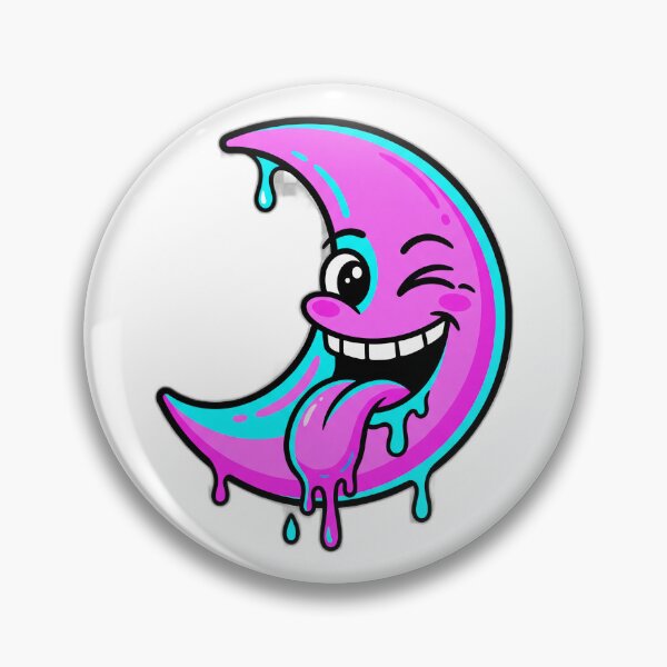 Item preview, Neon Moon Dripping Smile designed and sold by ALMorgan16.