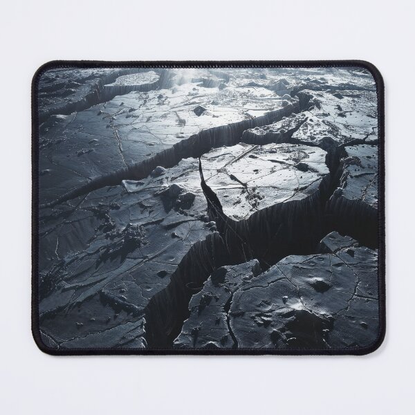Item preview, Lunar Surface Fracture Cosmic Landscape designed and sold by QuantumDrift.